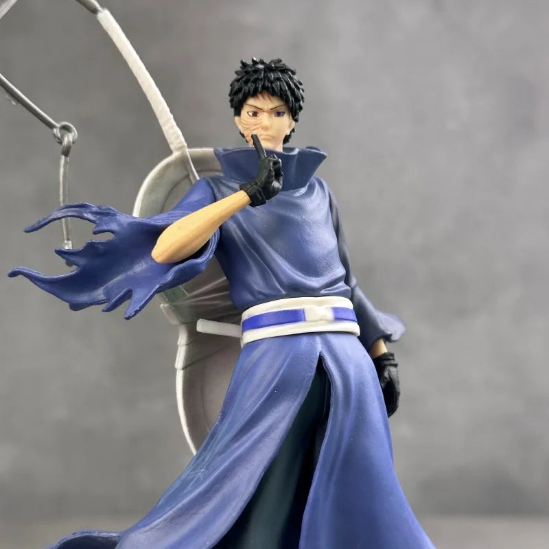 22cm NARUTO Anime Figures Uchiha Obito Standing Posture Sculpture Scene Doll Pvc Model Statue Ornament Collection Toys Gifts