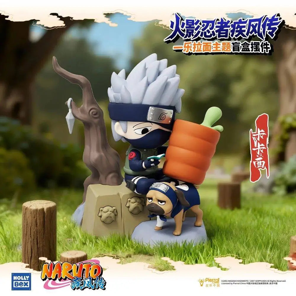 New In Stock Genuine Hollybox Naruto Shippuden Blind Box Ichiraku Ramen Series Naruto Sasuke Model Toys Holiday Present