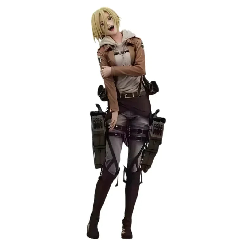 Attack On Titan Anime Figures Annie Leonhart Figures Pvc Statue Collection Model Room Decoration Birthday Gift Toys
