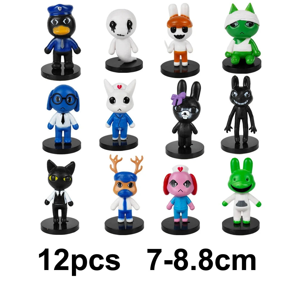 Cool Animal Hospital Action Figure Horror Game Model Toys Set