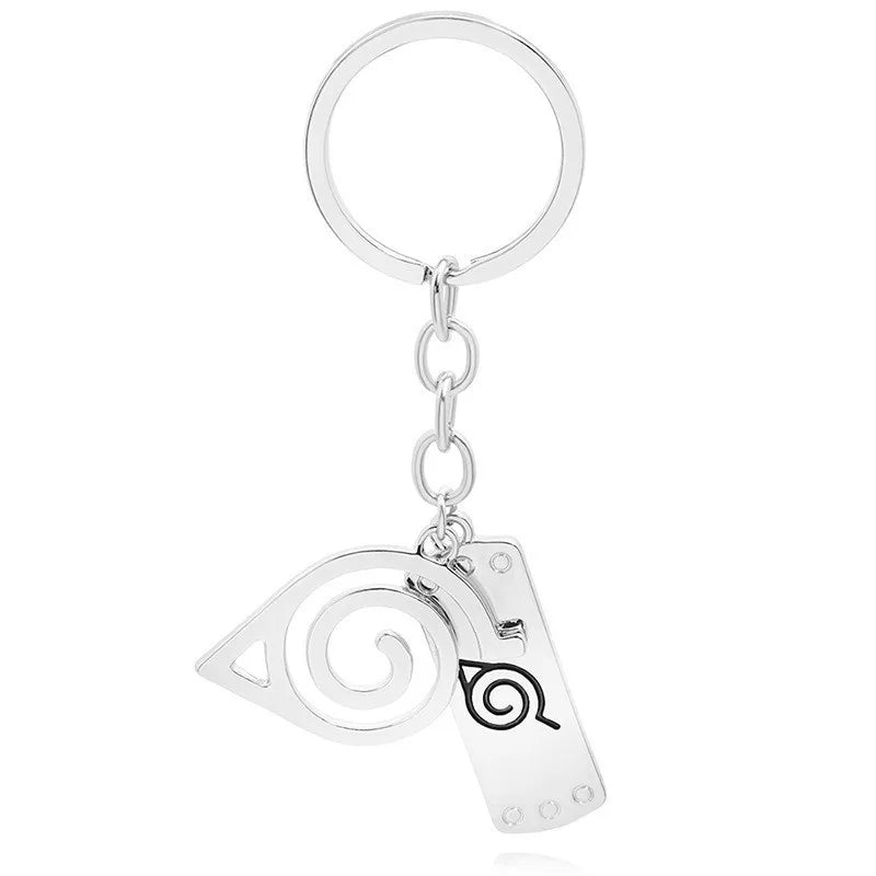 Naruto cartoon anime game merchandise keychain pendant creative Konoha rogue ninja Akatsuki organization pendant accessory