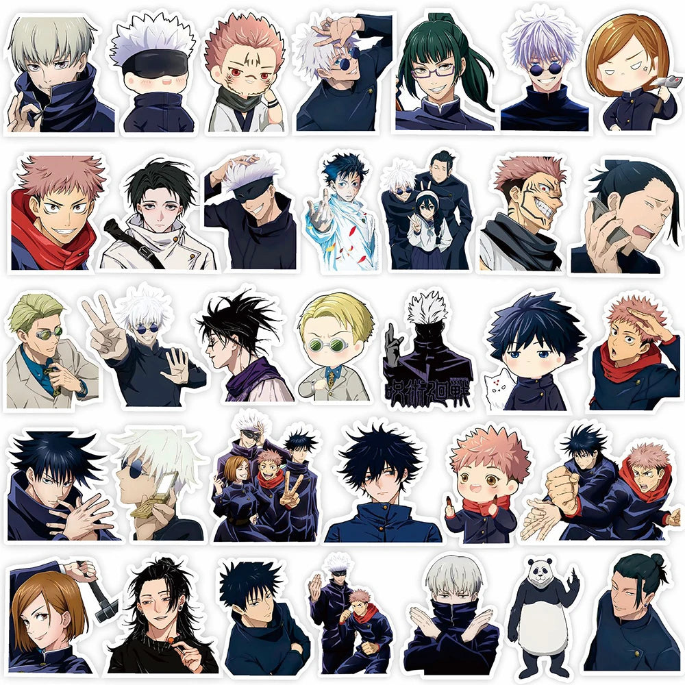 Jujutsu Kaisen Anime Stickers