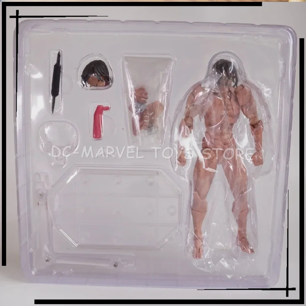 In Stock Arkham Factory Kaiyodo Revoltech Amazing Yamaguchi Attack On Titan Eren Ko Model Anime Action Collection Figures Toys