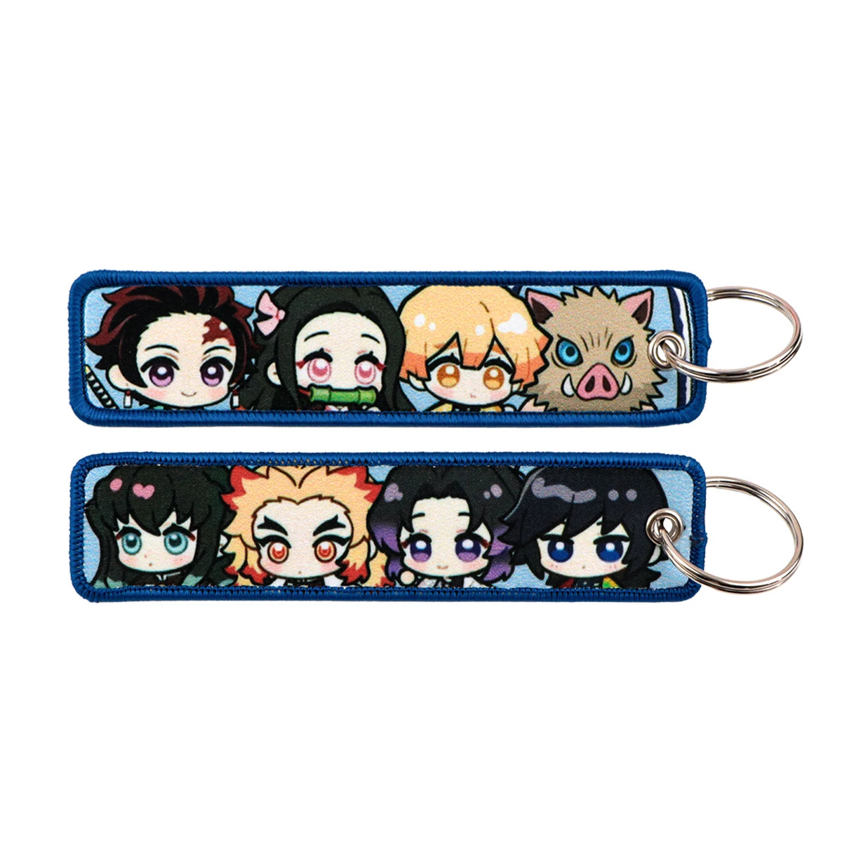 Anime Character Embroidery Keychain