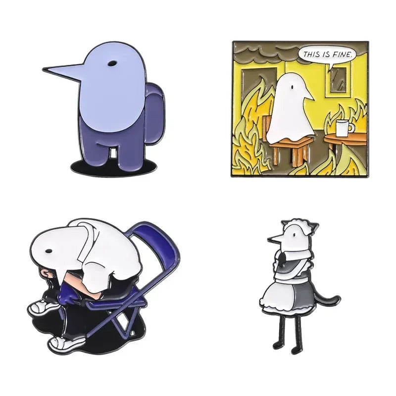 Goodnight Punpun Enamel Pin