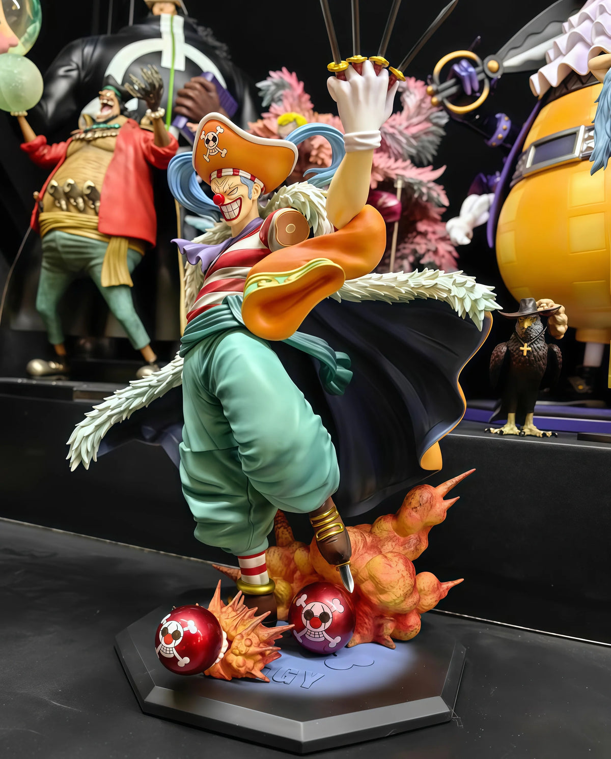 One Piece Buggy PVC Statue