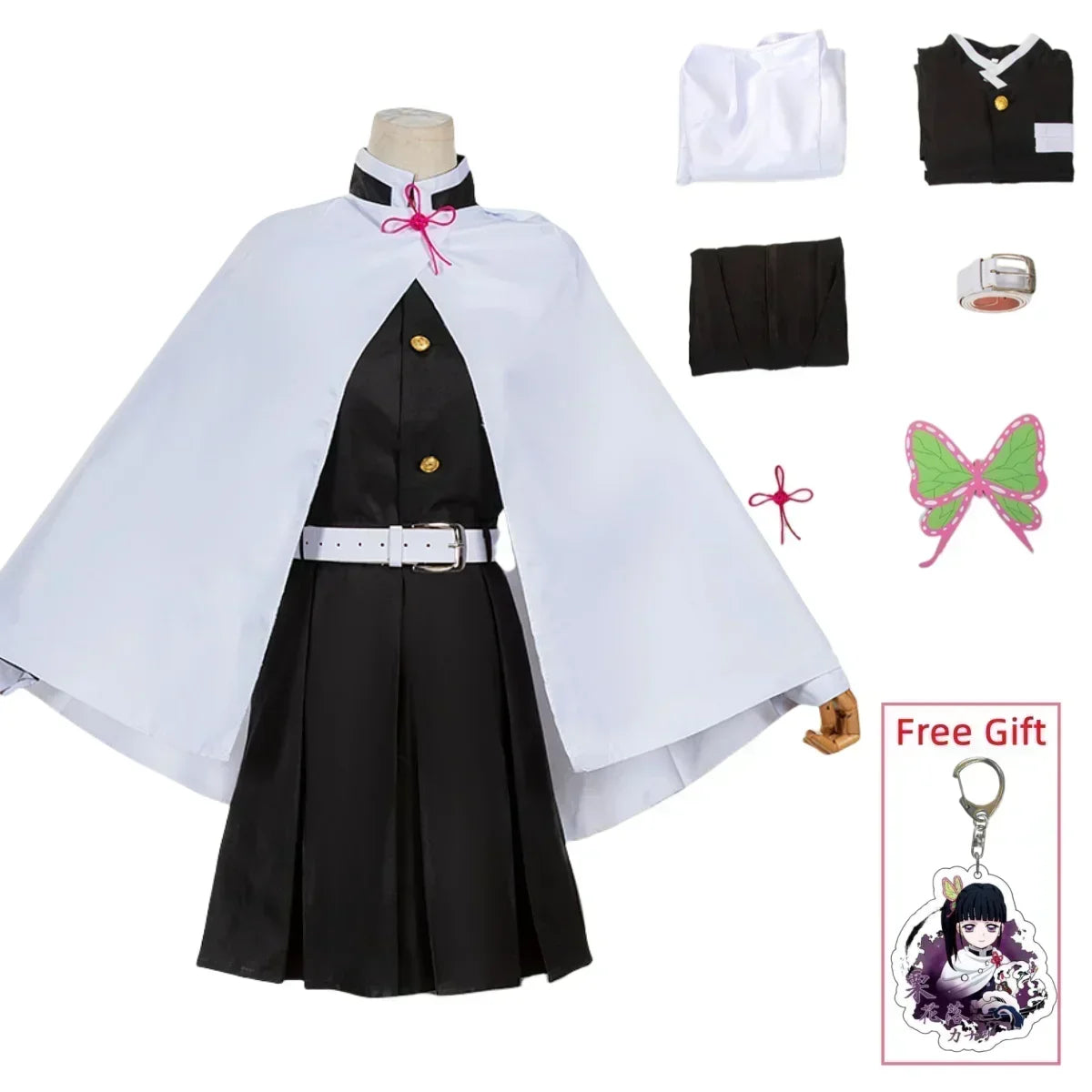 Demon Slayer Tsuyuri Kanao Cosplay Costume