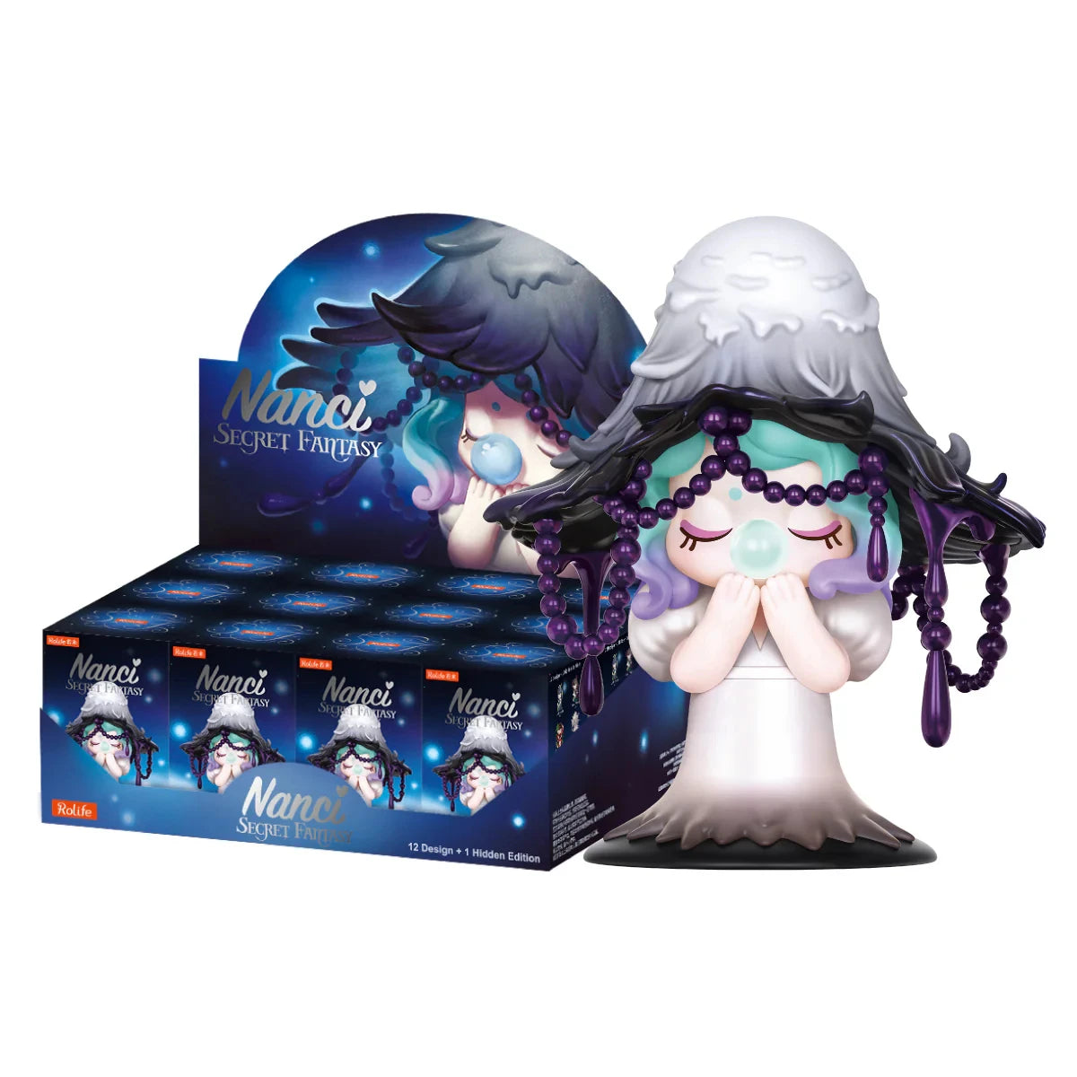 Rolife Nanci Secret Fantasy Blind Box Collectible Figure Dolls Dark Academia Desk Decor Surprise Box Gift for Kids Friends Adult