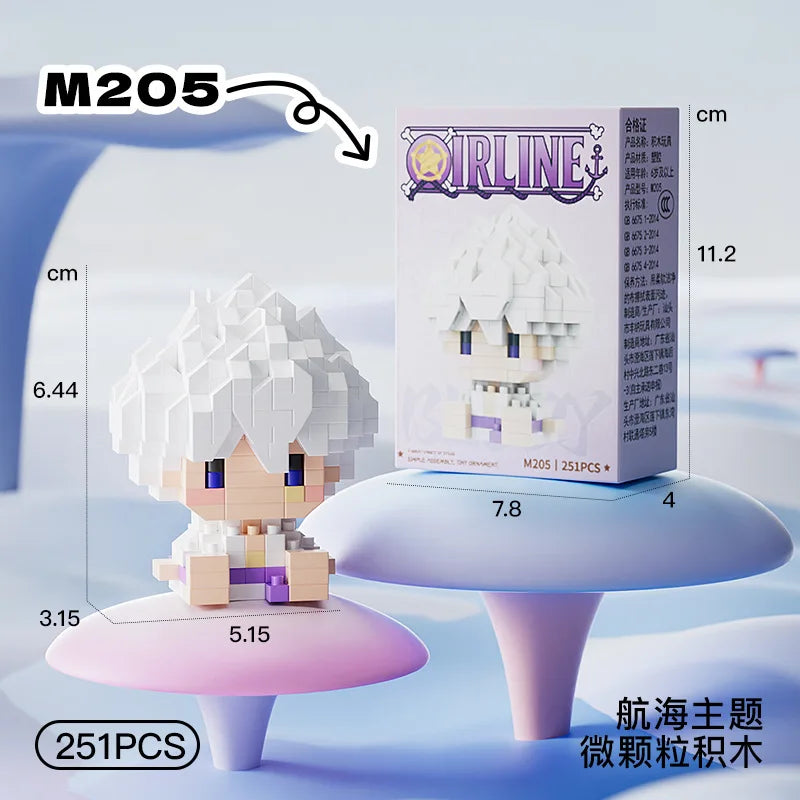 One Piece Luffy Building Blocks