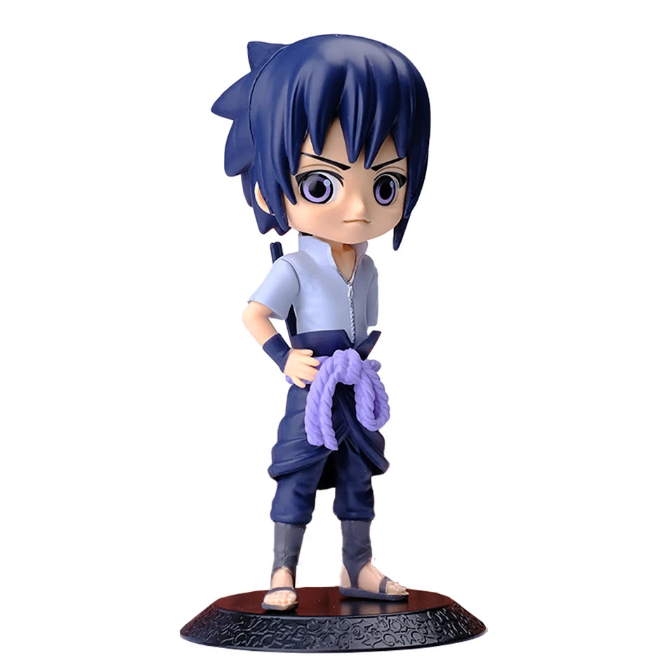 Bandai Naruto Anime Figure Shippuden Uchiha Sasuke Hatake Kakashi Namikaze Minato Action Figure Collection Model Toys Gifts