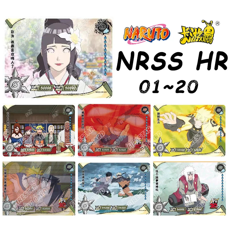 Naruto KAYOU Card Full Set Rare BP NR SE GP CP SP CR MR PR SV SLR OR AR NR UR ZR TR Cards Uzumaki Naruto Anime Collectible Card