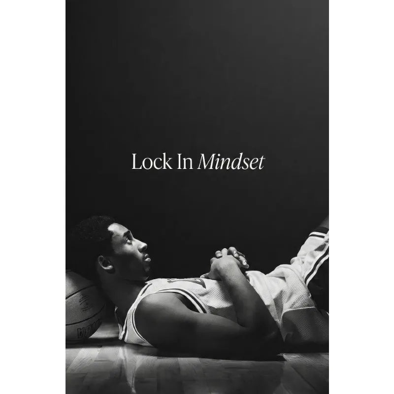 Athlete Mindset Jordan Kobe Canvas Poster