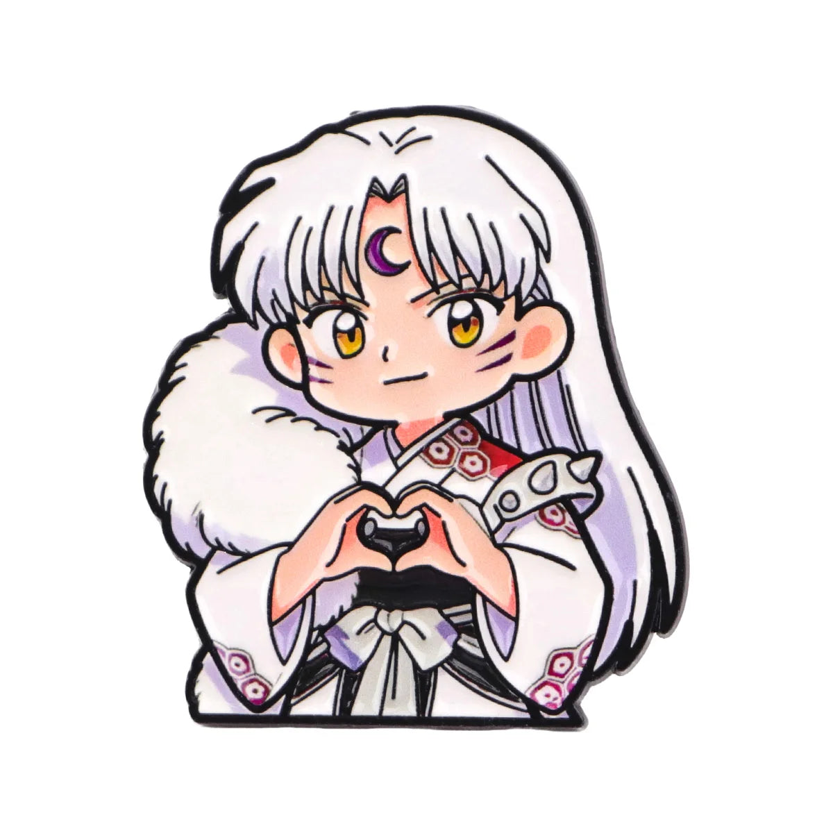 Anime Characters Heart Enamel Pin