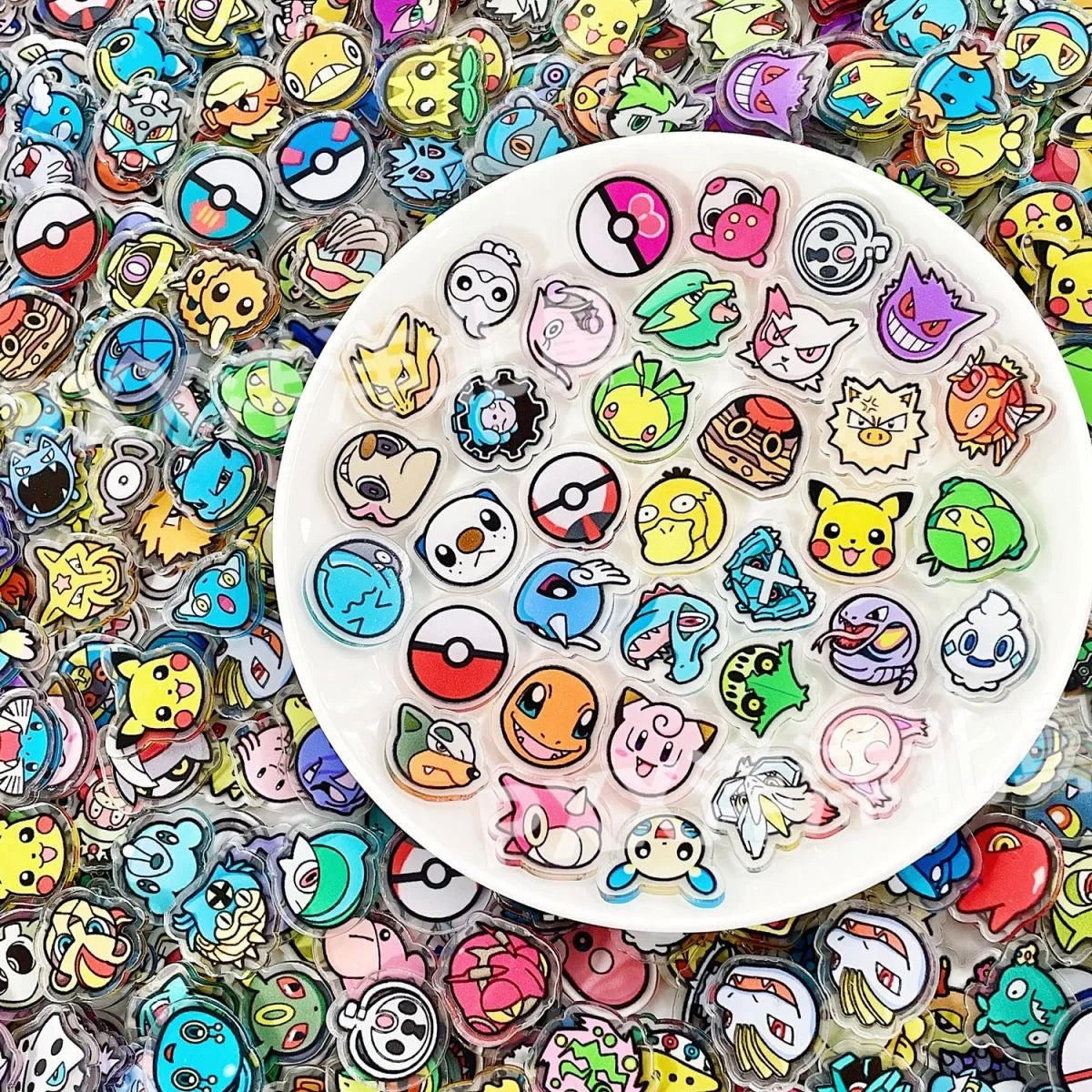 Pokémon Acrylic Sticker Pieces