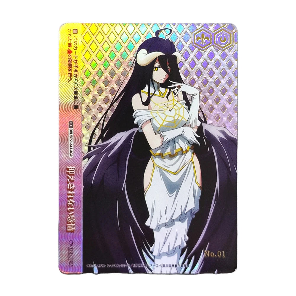  Proxy Weiss Schwarz Card Albedo Overlord The Sacred Kingdom OVL/SE51-61A AGR Foil & Signed Japanese Anime TCG Card