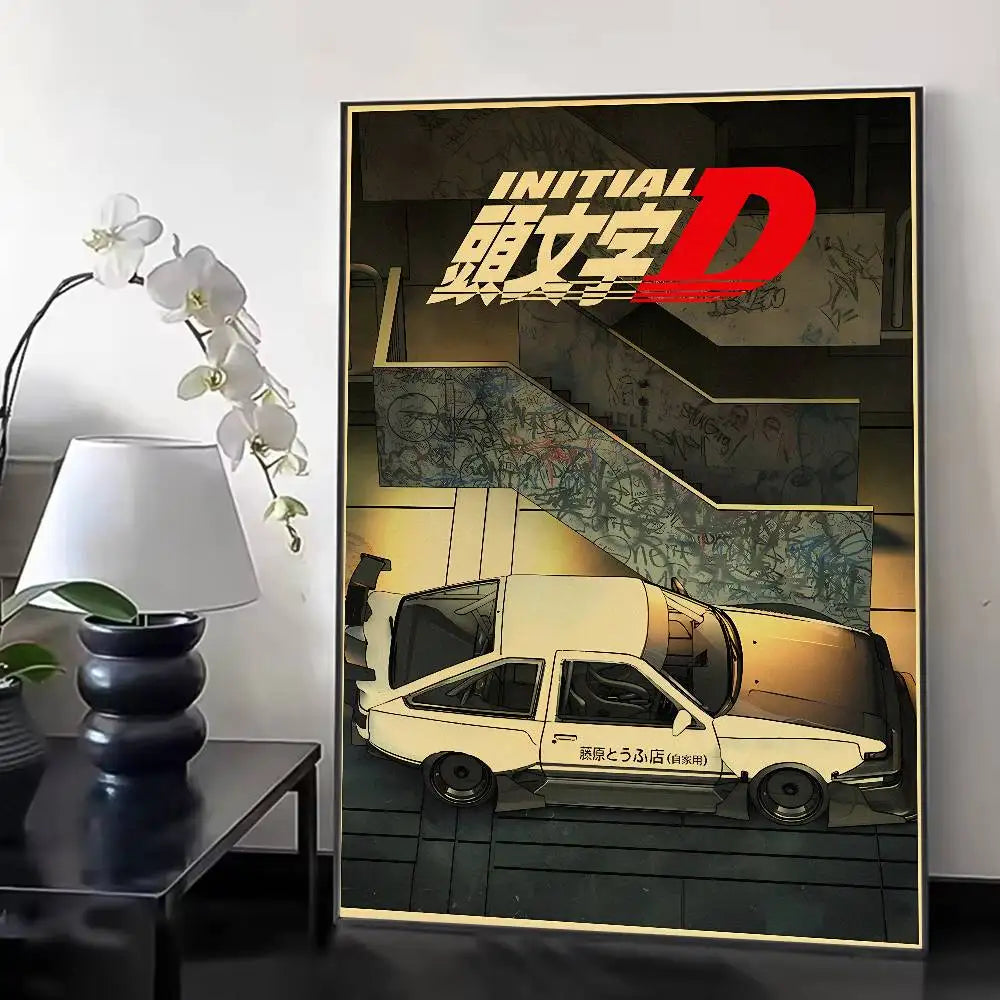 Initial D Poster Sticker
