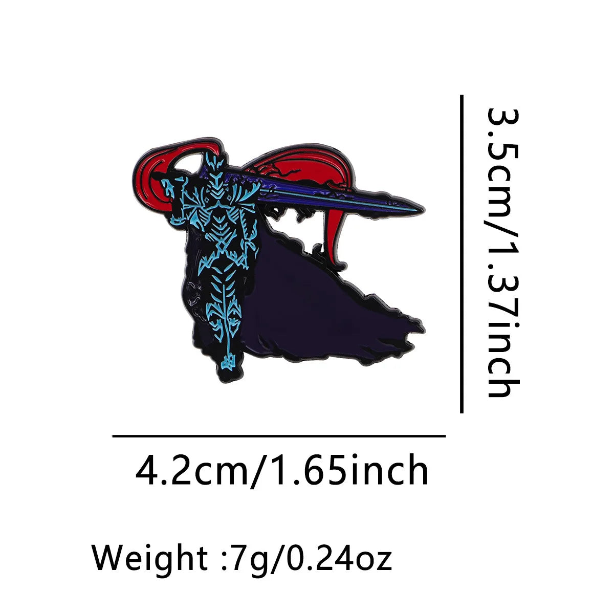 Solo Leveling Sung Jin-Woo Enamel Pin