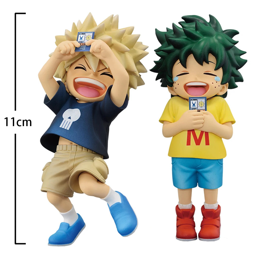 New 2026 11CM Anime meu herói academia figura midoriya izuku bakugou katsuki figura de ação coleção modelo brinquedo presente