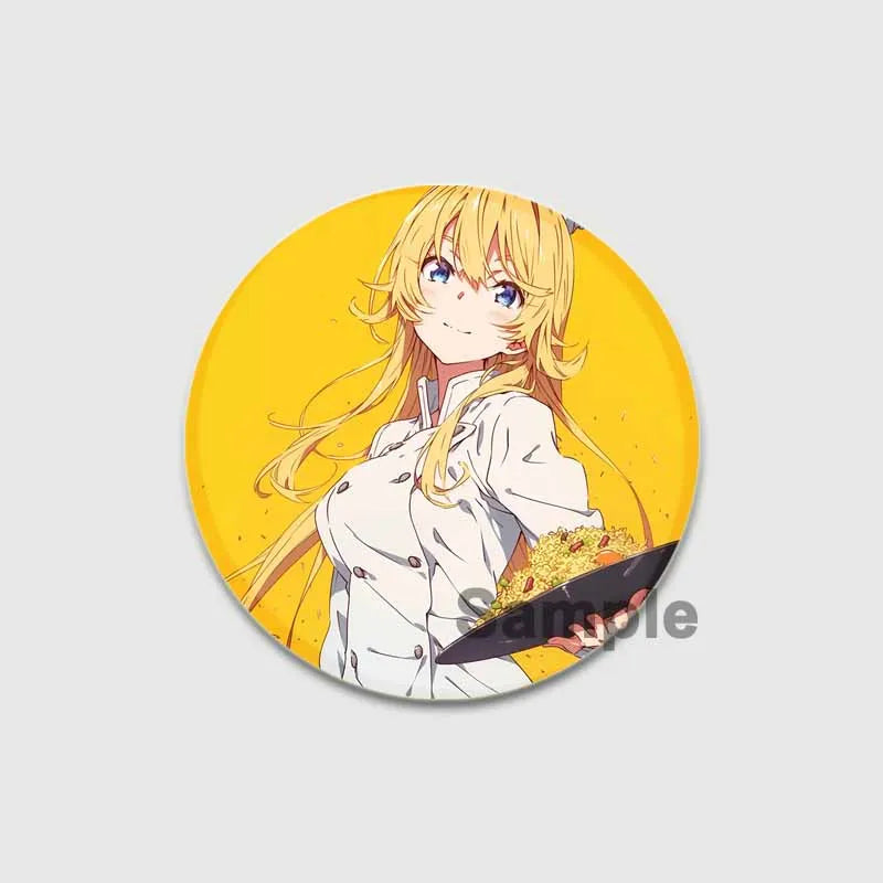Food Wars Soma Tinplate Pins