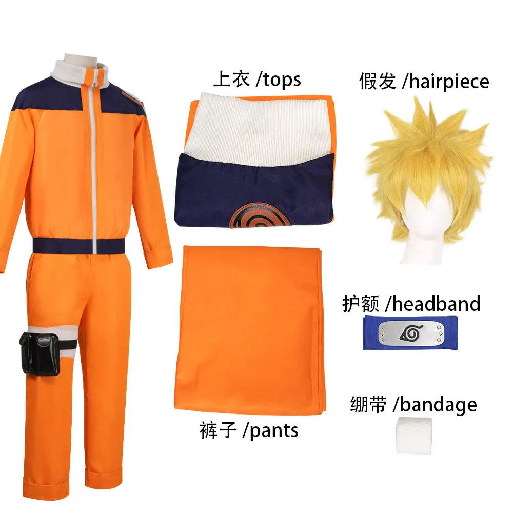 Naruto Uzumaki Cosplay Costume
