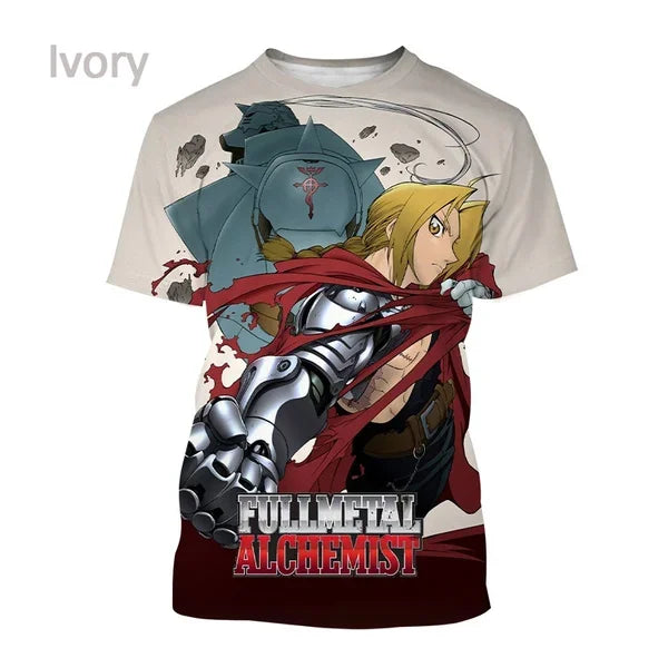Fullmetal Alchemist Edward T-Shirt – 3D Print