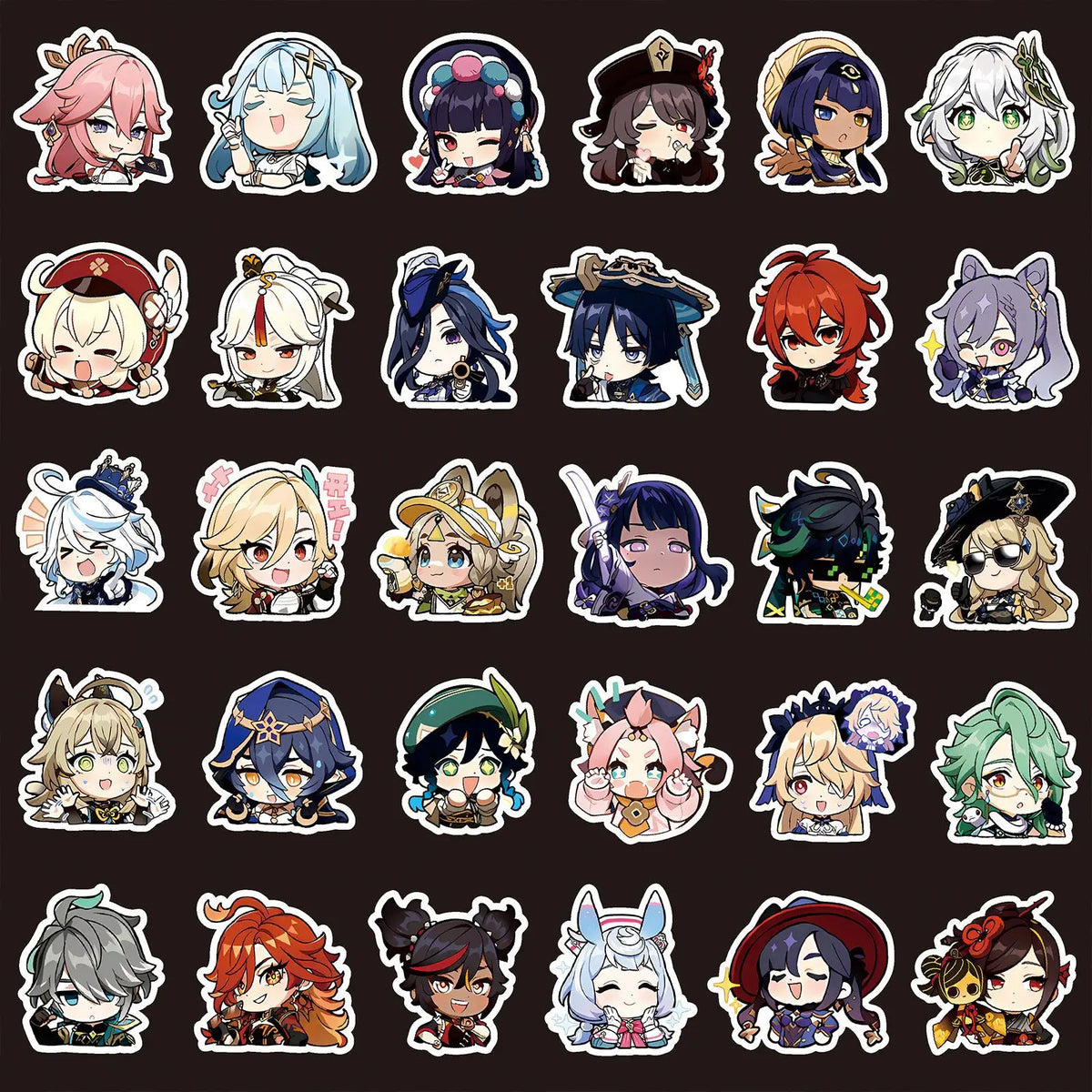 Genshin Impact Character Stickers