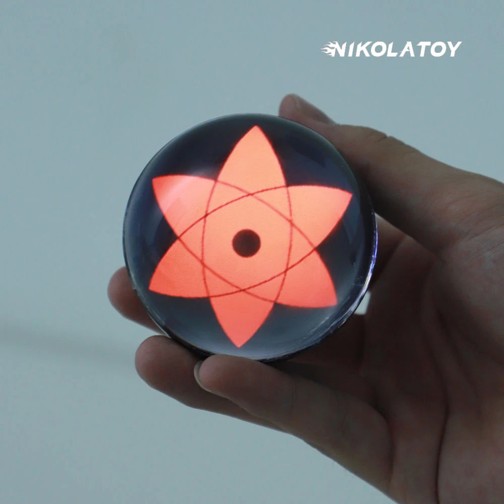 Naruto Sasuke LED Crystal Lamp