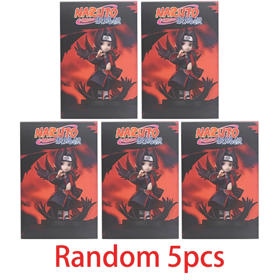 Bandai Naruto Shippuden Akatsuki Arc Series Trendy Blind Box Random Toys Mystery Box Guess Action Figure Surprise Gifts