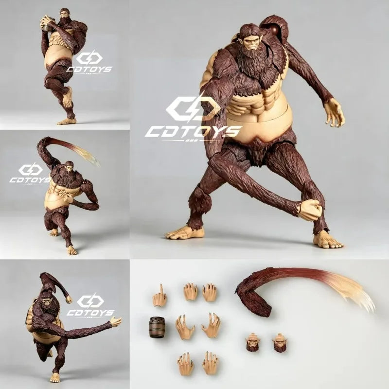 In Stock NEW KO KAIYODO Amazing Yamaguchi Revoltech Attack on Titan Beast Titan Action Figure Toy Model Gift