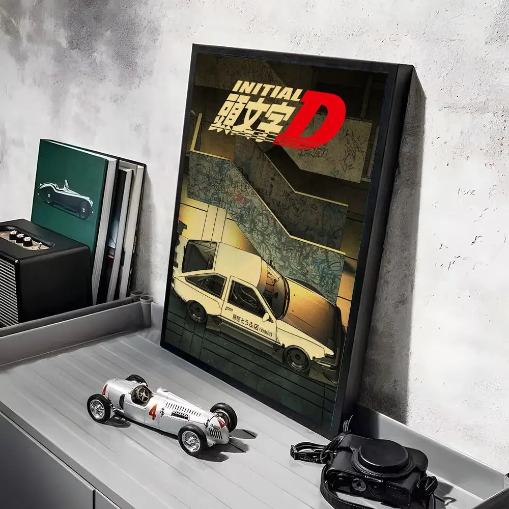 Initial D Car Wall Art