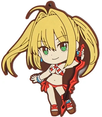 Fate Grand Order Anime FGO FSN Game Saber Jeanne Mash Gilgamesh Nero Cute Rubber Keychain Gift