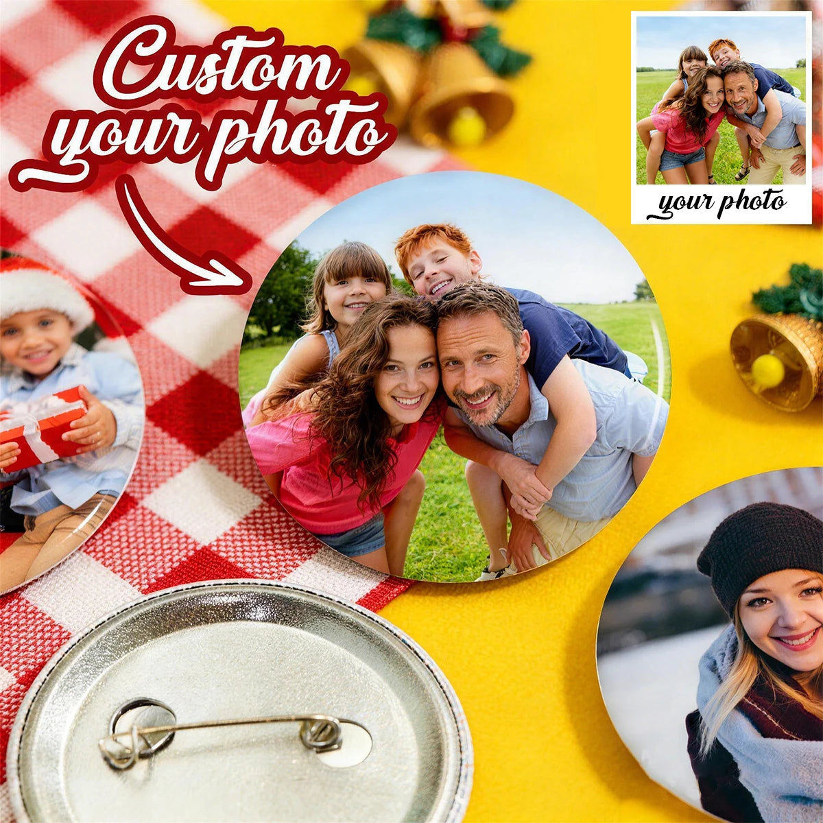 Customizable Anime Photo Badge