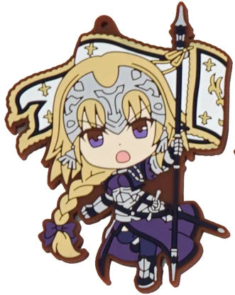 Fate Grand Order Anime FGO FSN Game Saber Jeanne Mash Gilgamesh Nero Cute Rubber Keychain Gift