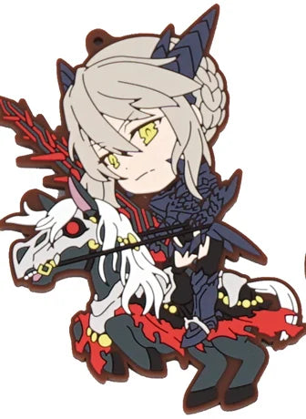 Fate Grand Order Anime FGO FSN Game Saber Jeanne Mash Gilgamesh Nero Cute Rubber Keychain Gift