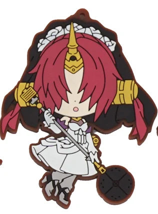 Fate Grand Order Anime FGO FSN Game Saber Jeanne Mash Gilgamesh Nero Cute Rubber Keychain Gift