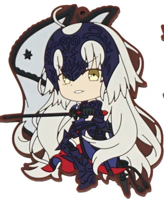 Fate Grand Order Anime FGO FSN Game Saber Jeanne Mash Gilgamesh Nero Cute Rubber Keychain Gift