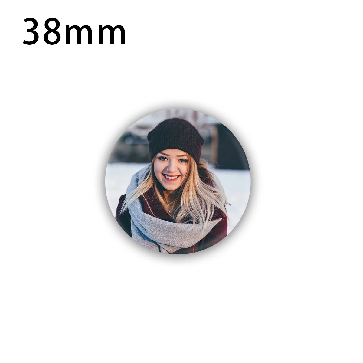 Customizable Anime Photo Badge