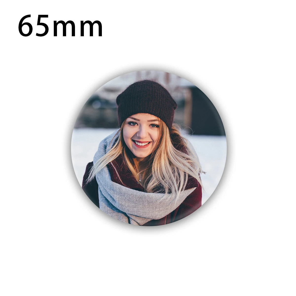 Customizable Anime Photo Badge