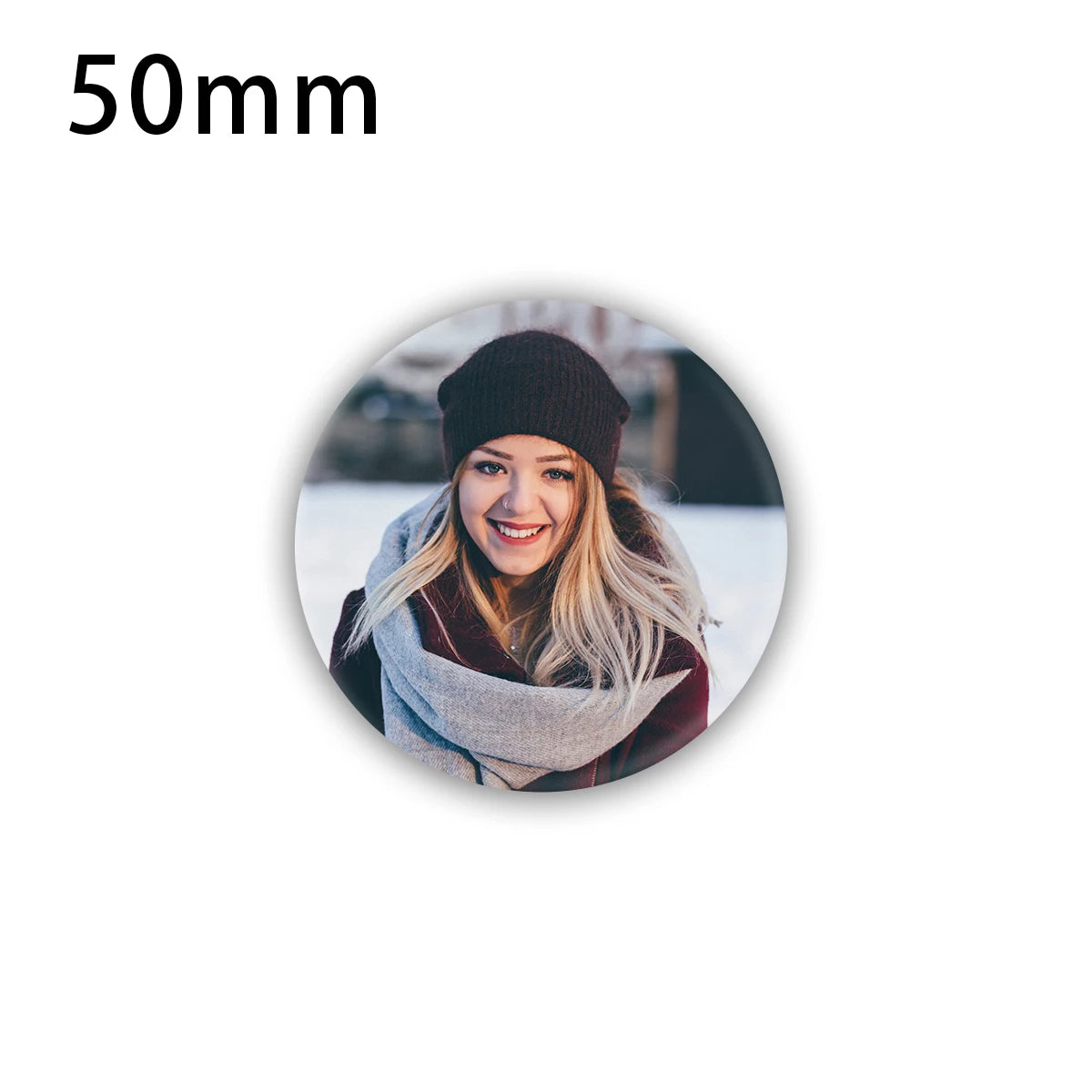 Customizable Anime Photo Badge