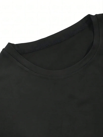 Anime Unknown Letter Print T-Shirt