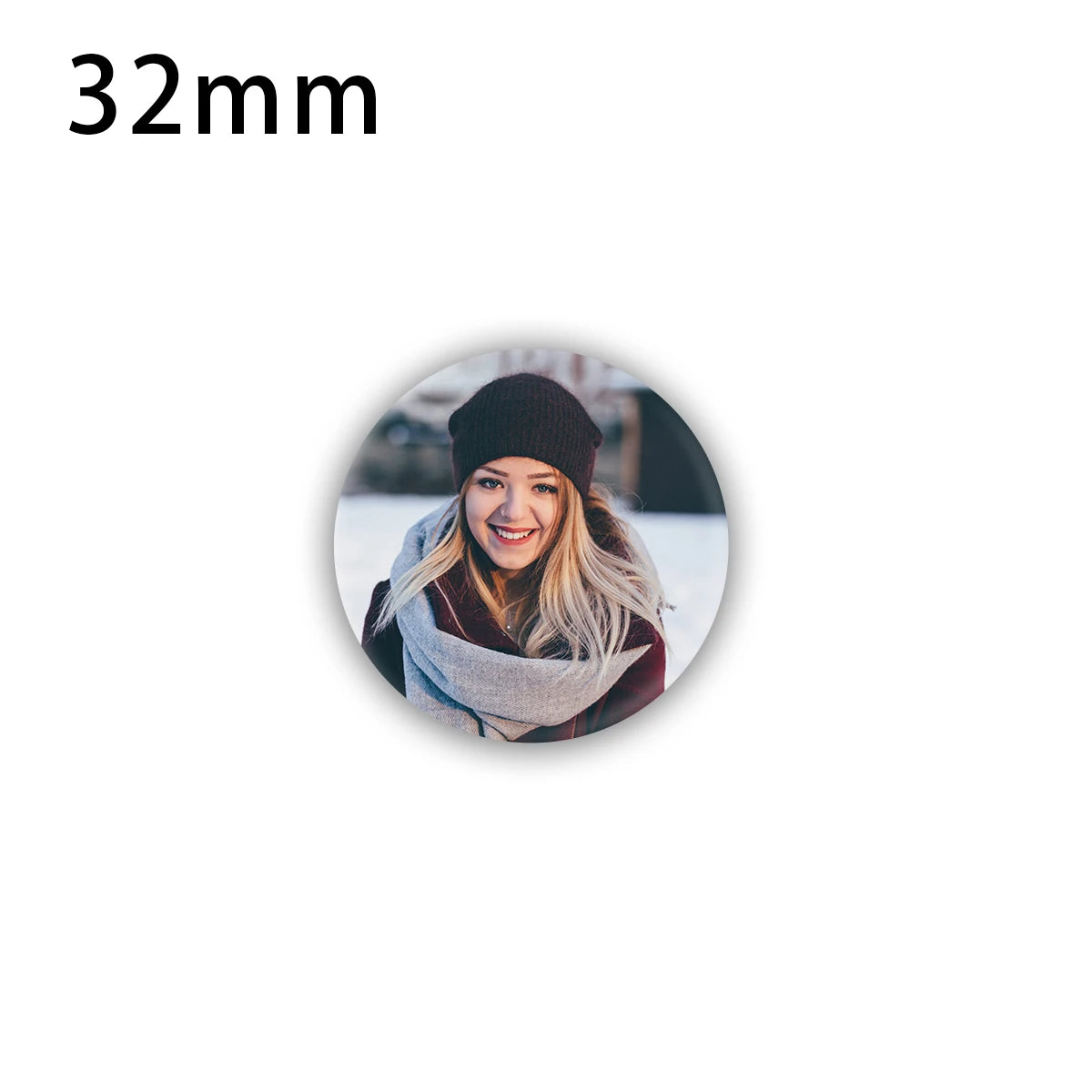 Customizable Anime Photo Badge