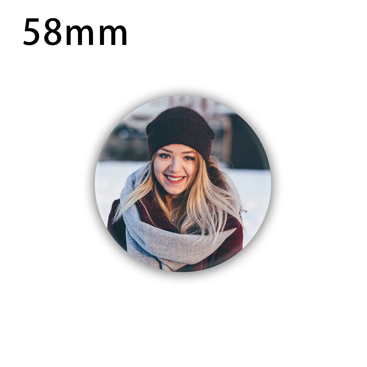 Customizable Anime Photo Badge