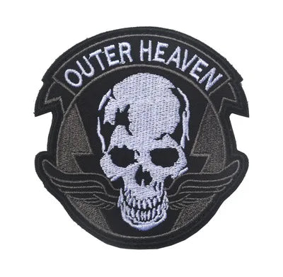 Metal Gear Solid MGS 5 Diamond Dogs Special Force Group Ghost Embroidered Patch Stripes sticker for clothing Patches