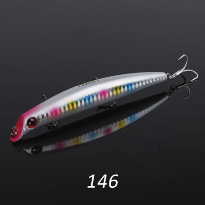 NOEBY 12cm 16g 15cm 24g Sasuke Minnow Fishing Lures Floating Lipless Wobblers Artificial Hard Bait for Bass Pike Fishing Lure