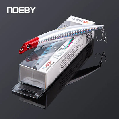 NOEBY 12cm 16g 15cm 24g Sasuke Minnow Fishing Lures Floating Lipless Wobblers Artificial Hard Bait for Bass Pike Fishing Lure