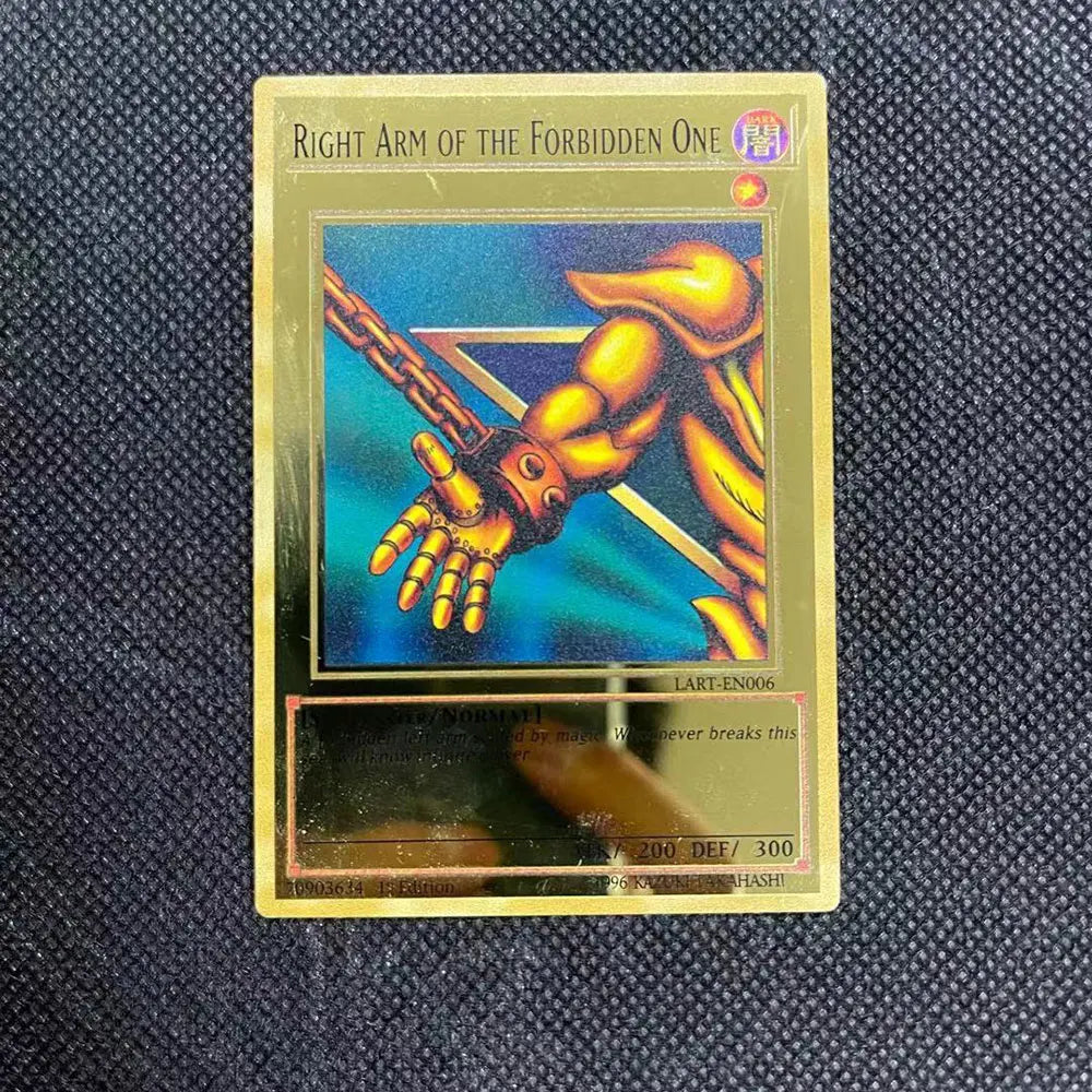 Yu-Gi-Oh Exodia Metal Card