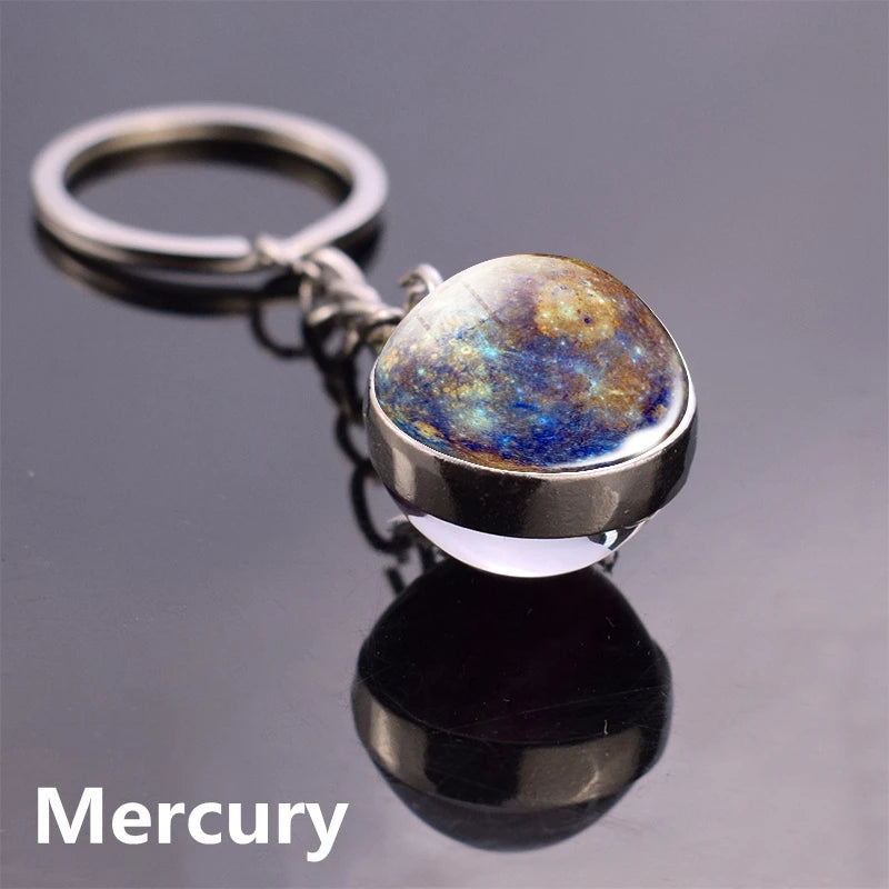 Solar System Planet Keychain