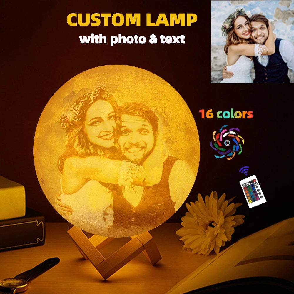 Anime Moon Personalized Lamp