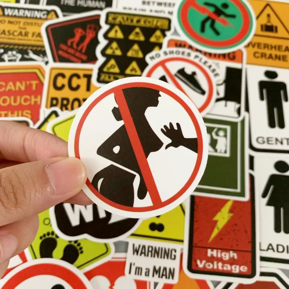 No Anime Character Sticker