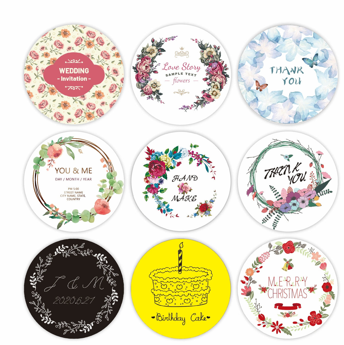 Custom Logo Label Stickers